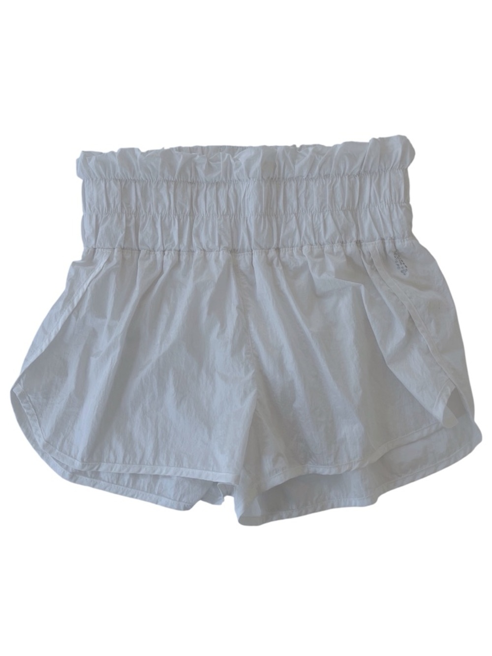 FP Movement The Way Home High-Rise Shorts in White Size Medium - Picture 2 of 4